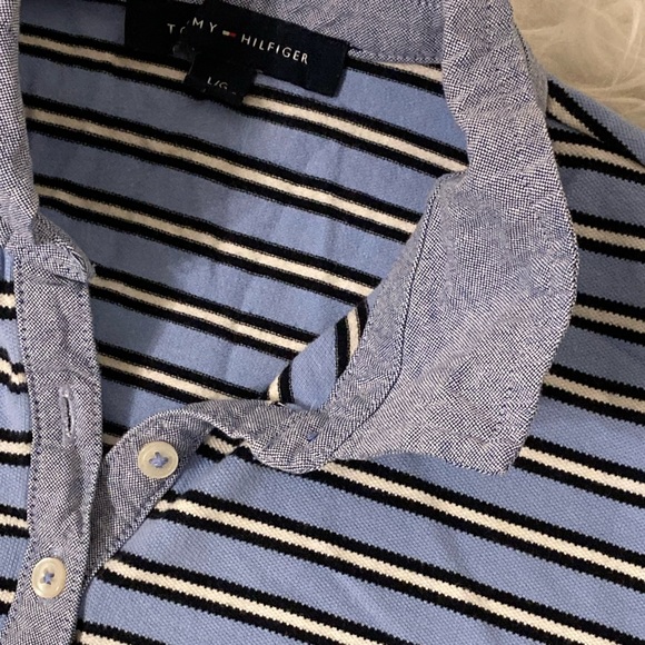 Tommy Hilfiger striped polo crop top - Picture 2 of 2
